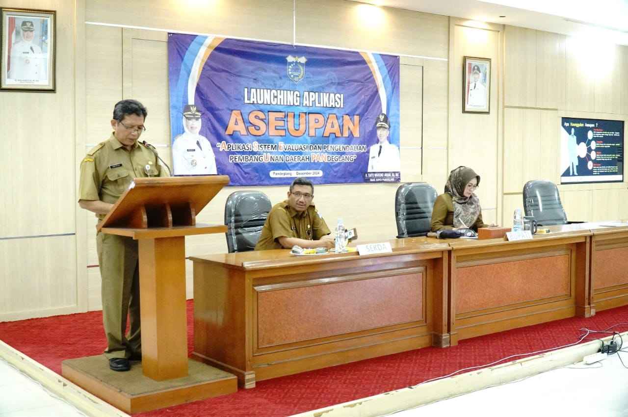 Pemkab Pandeglang Launching Aplikasi “ASEUPAN”