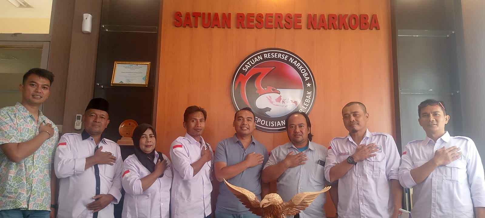 Cegah Bahaya Narkoba, Kasat Narkoba Polres Lebak Jalin Sinergitas Bersama SMSI