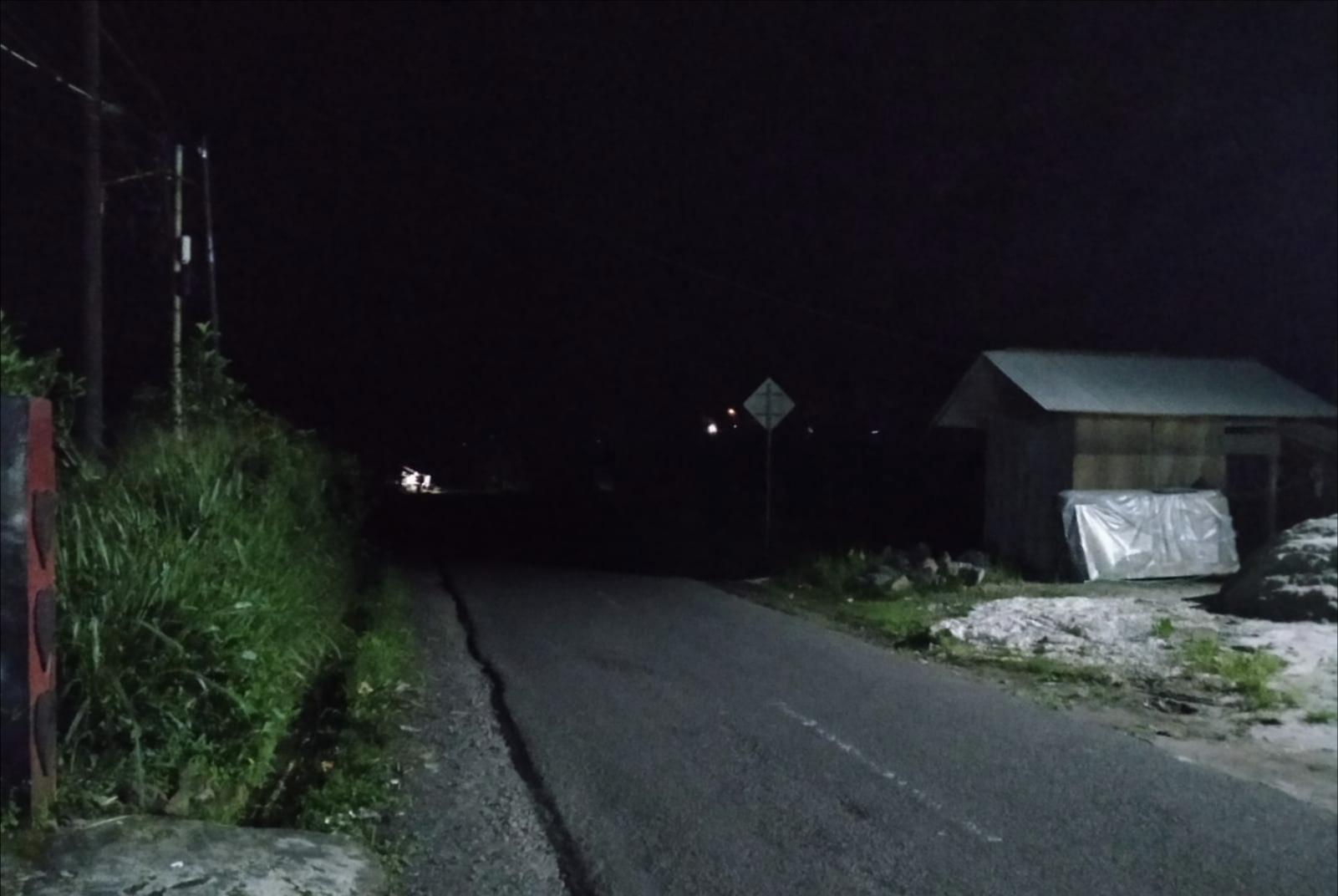 Minim PJU, Jalan Raya Mandalawangi-Ciomas Rawan Kecelakaan