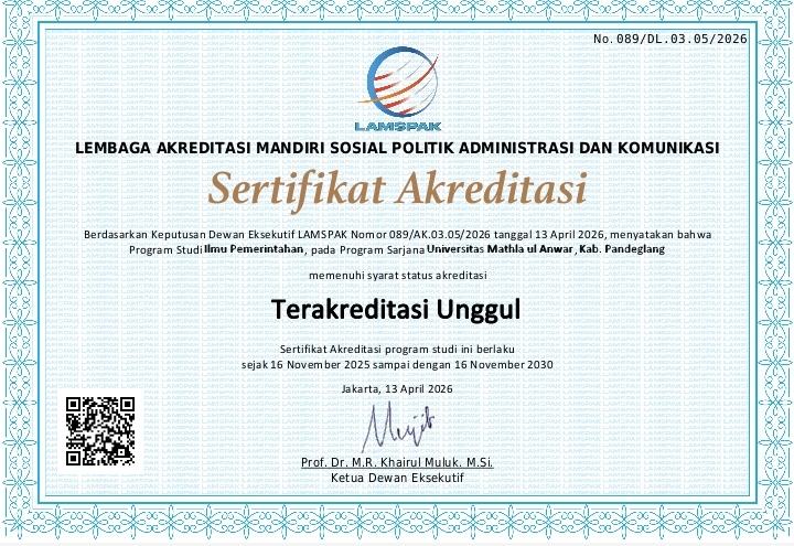 FISIP UNMA Banten Tembus Akreditasi Unggul, Prodi Ilmu Pemerintahan Naik Kelas