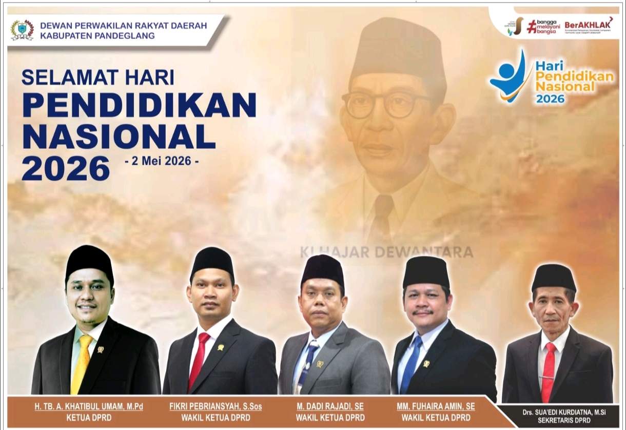 DPRD Kabupaten Pandeglang Ucapkan Selamat Hardiknas 2026