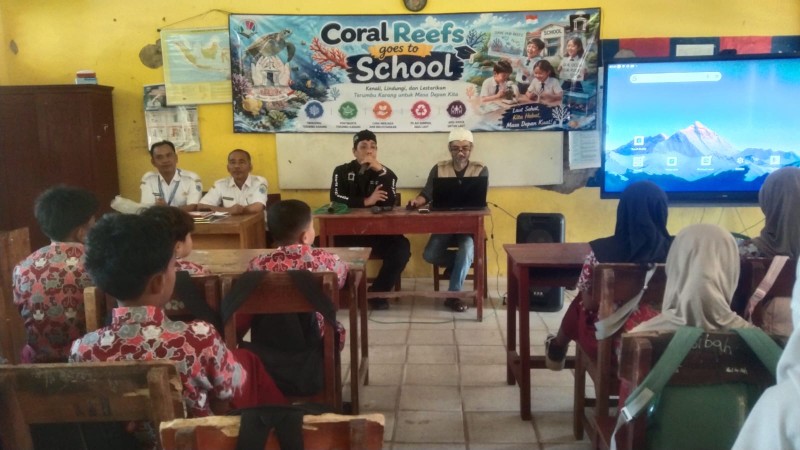 FPTK bersama Boedak Saung  Gelar Sosialisasi Terumbu Karang di SDN Banyuasih 1
