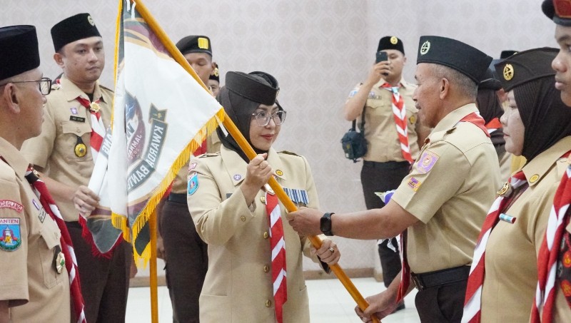 Bawa Nama Baik Daerah, Bupati Pandeglang Resmi Lepas Kontingen Pramuka ke Jamnas XII 2026