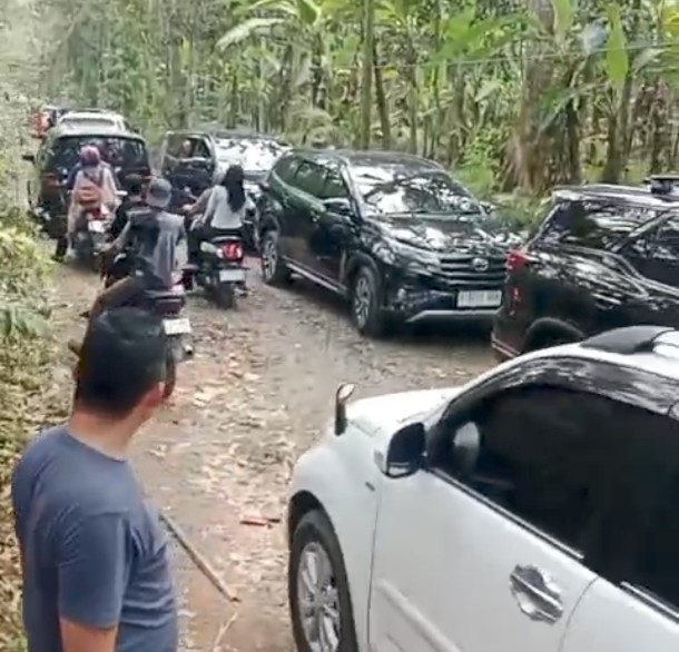 Berburu Durian Jatuhan, Kebun di Cadasari Pandeglang Dipenuhi Puluhan Mobil Luar Daerah  ​